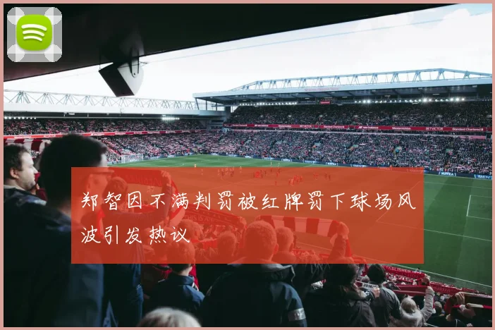 郑智因不满判罚被红牌罚下球场风波引发热议